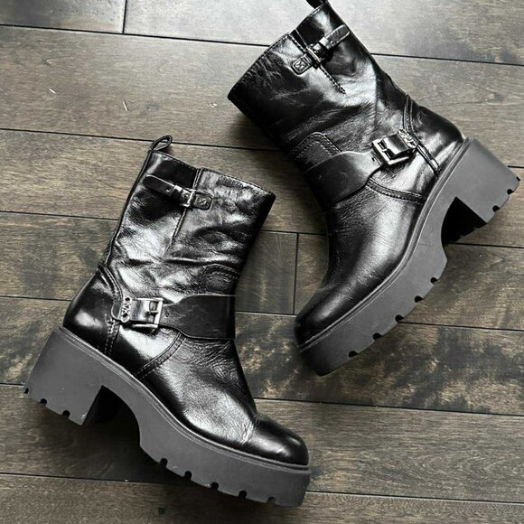 Michael Kors Moto Boots - Picture 2 of 4